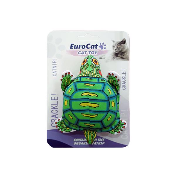 Eurocat Kedi Otlu Isırma Yavru-Yetişkin Kaplumbağa Kedi Oyuncağı