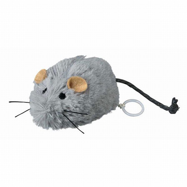 Trixie Hareketli Peluş Isırma Yavru-Yetişkin Fare Kedi Oyuncağı