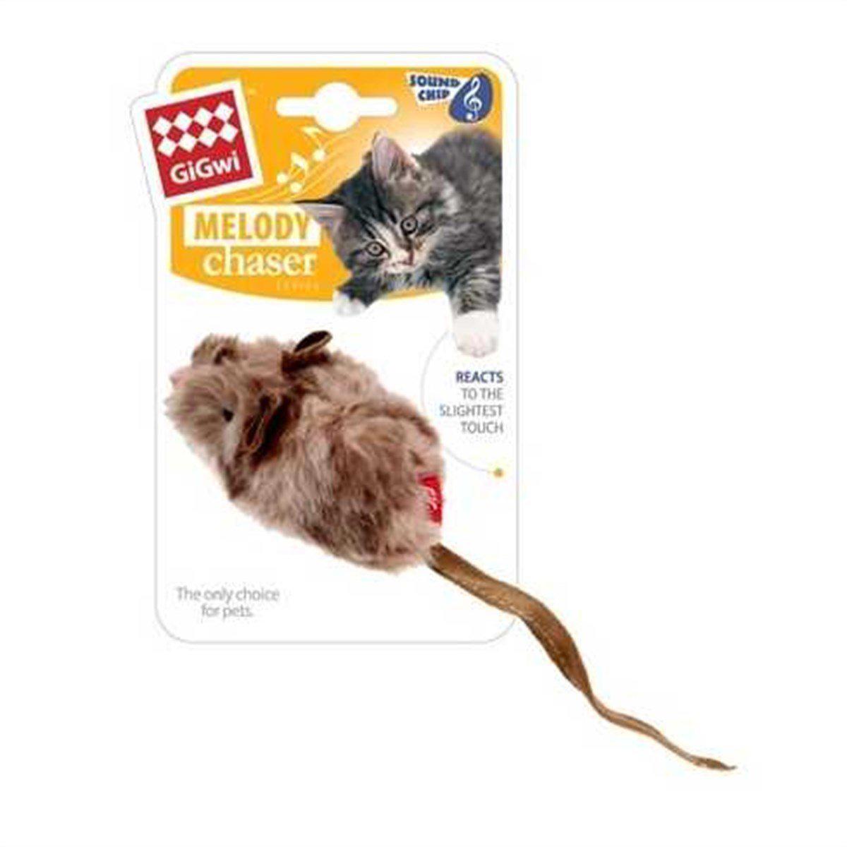 Gigwi Melody Chaser Isırma Yavru-Yetişkin Fare Kedi Oyuncağı