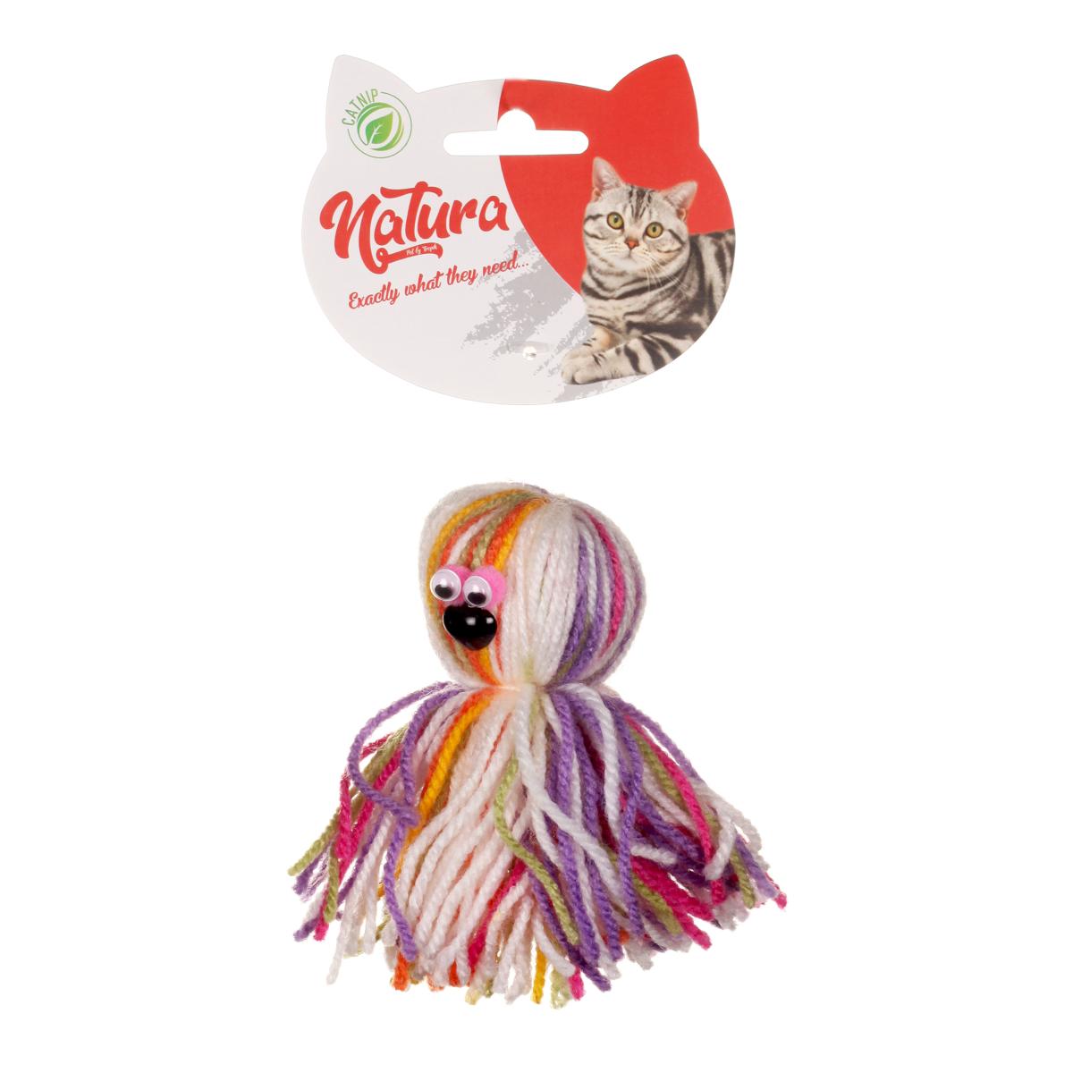 Natura Hareketli Isırma Yavru-Yetişkin Top Kedi Oyuncağı