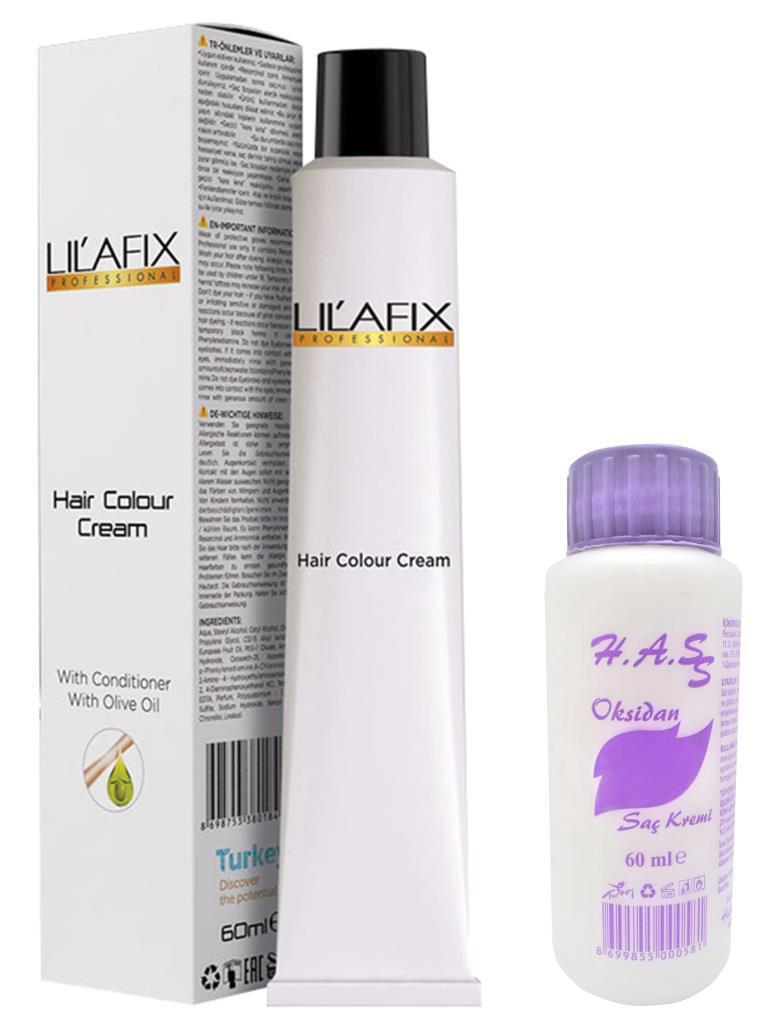 Lilafix 1.1 Siyah Amonyaksız Krem Saç Boyası 60 ml