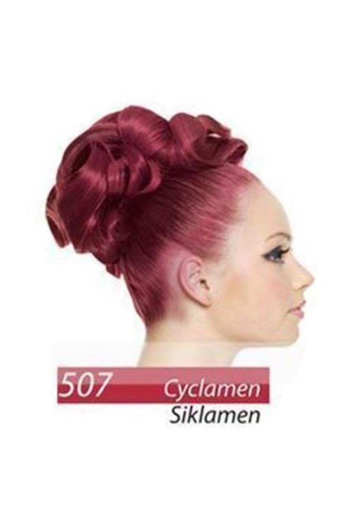 Jeans Color 507 Siklamen Amonyaksız Krem Saç Boyası 250 ml