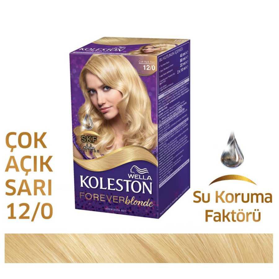 Wella Koleston 12.0 Ekstra Açık Sarı Krem Saç Boyası 50 ml