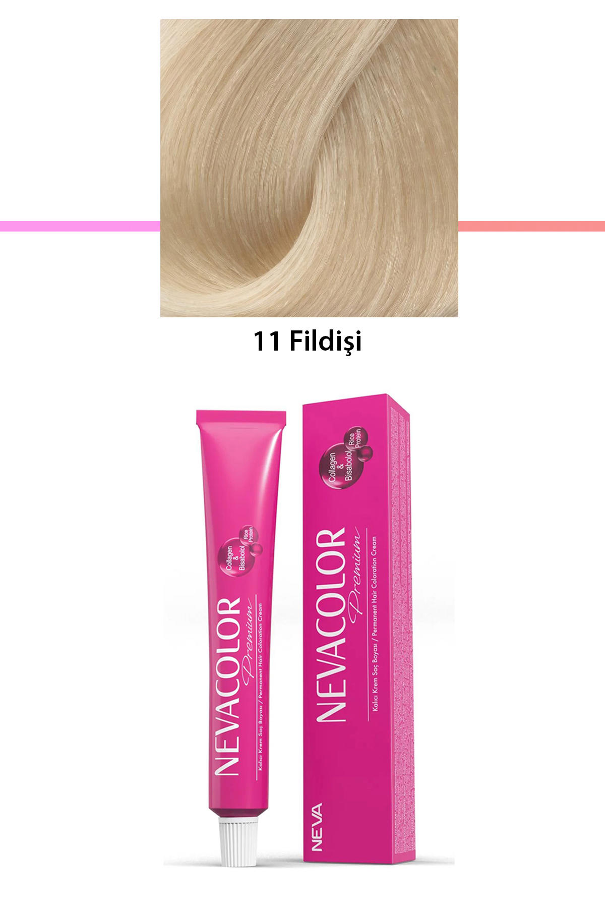 Nevacolor 11 Fildişi Organik Krem Saç Boyası 50 gr