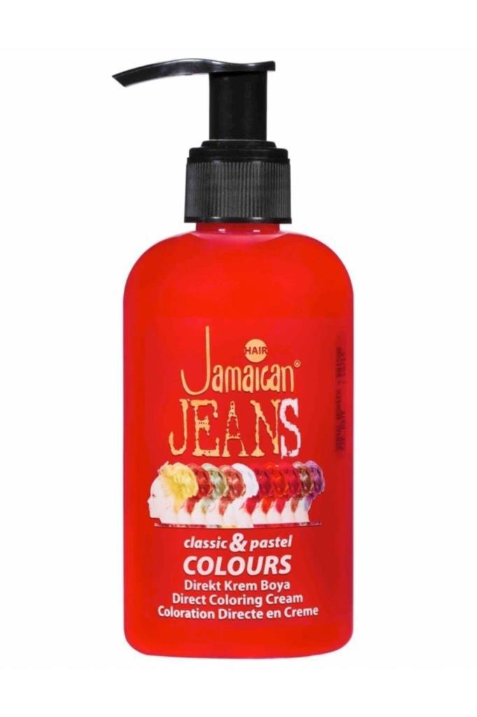 Jeans Color 527 Ateş Kırmızısı Amonyaksız Krem Saç Boyası 250 ml
