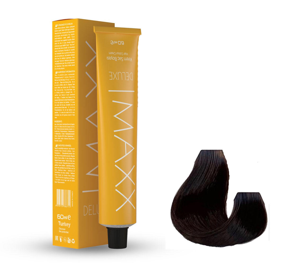 Maxx 6.1 Küllü Yoğun Kumral Krem Saç Boyası 60 ml