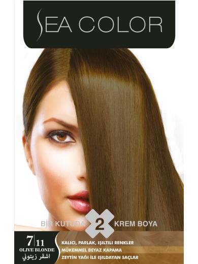 Sea Color 7.11 Küllü Kumral Krem Saç Boyası