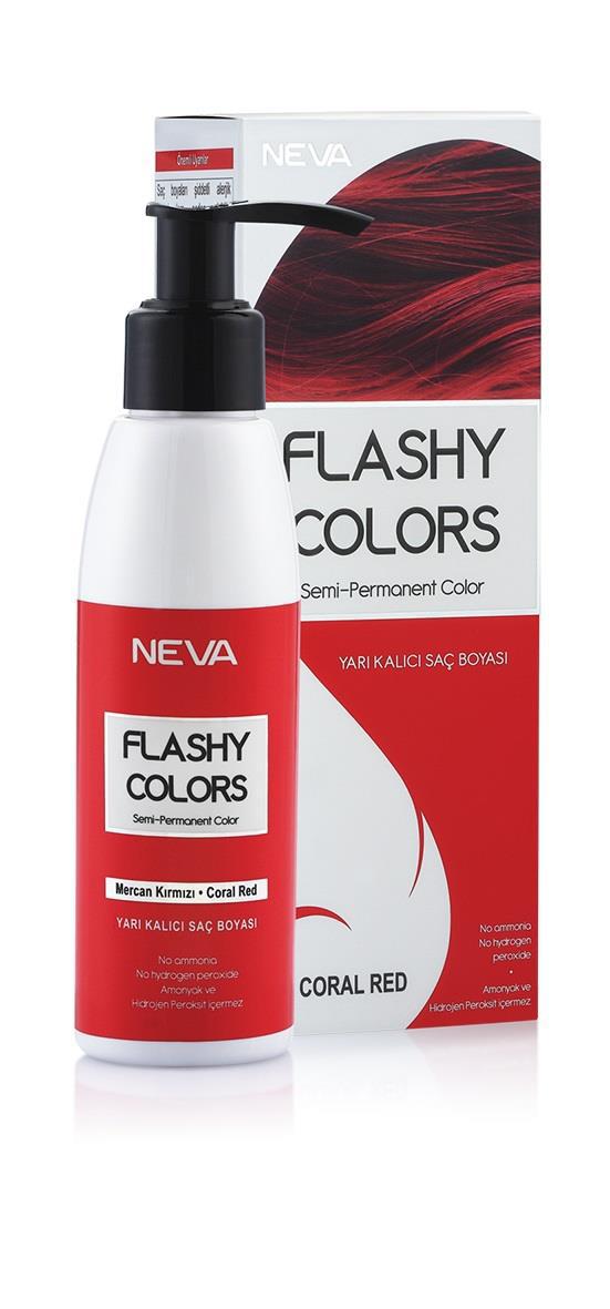 Nevacolor Mercan Kırmızı Krem Saç Boyası 100 ml
