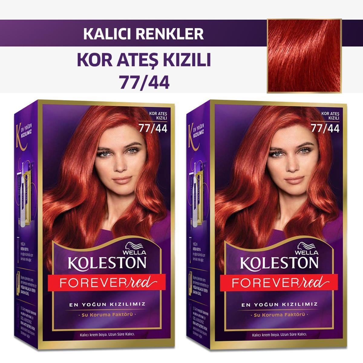 Wella 77.44 Kor Ateşi Kızılı Krem Saç Boyası 50 ml
