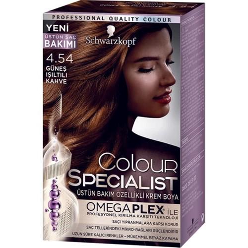 Schwarzkopf 4.54 Güneş Işıltılı Kahve Krem Saç Boyası