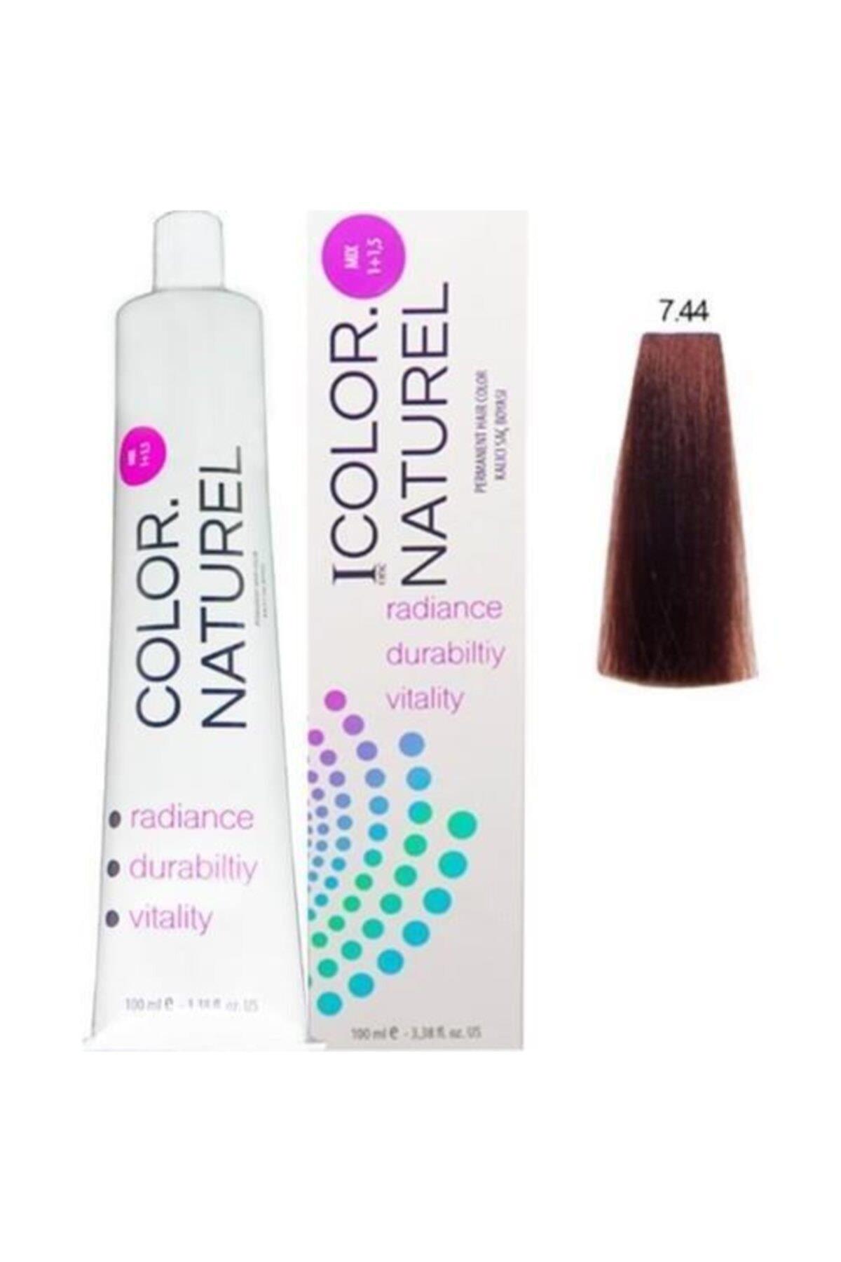 Color Naturel 7.44 Yoğun Bakır Krem Saç Boyası 100 ml