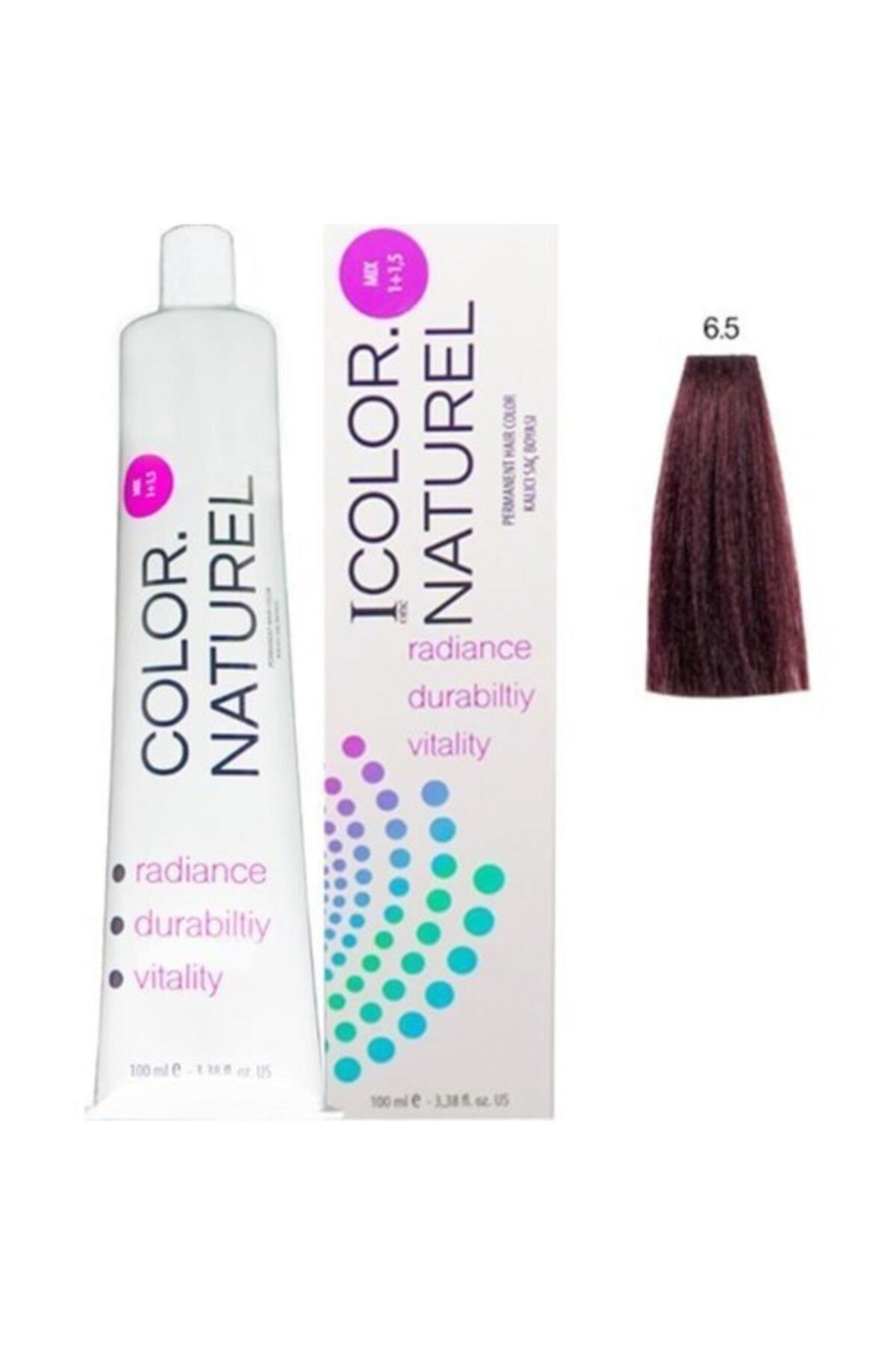 Color Naturel 6.5 Akaju Krem Saç Boyası 100 ml
