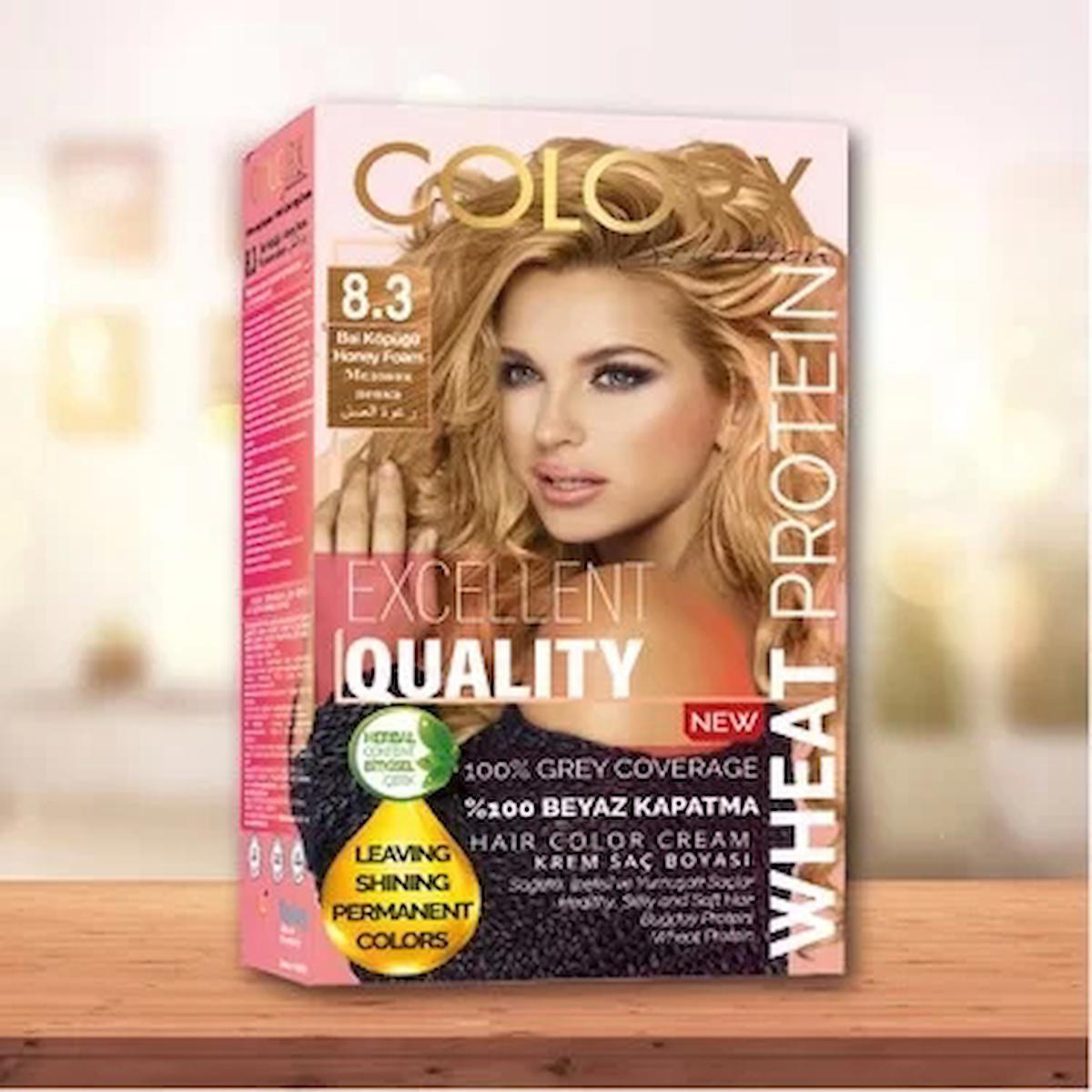 Colorx 8.3 Bal Köpüğü Krem Saç Boyası 60 ml