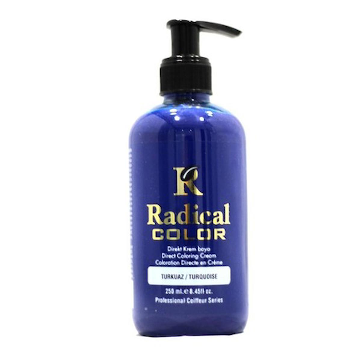 Radical Turkuaz Amonyaksız Krem Saç Boyası 250 ml