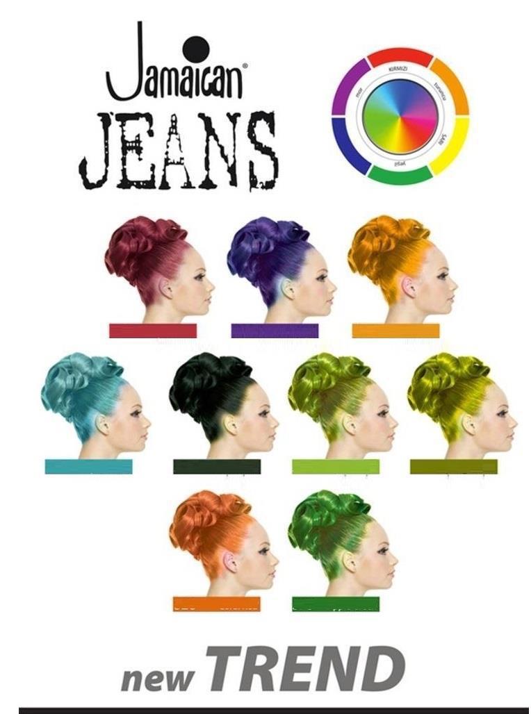 Jeans Color 546 Mor Amonyaksız Krem Saç Boyası 250 ml
