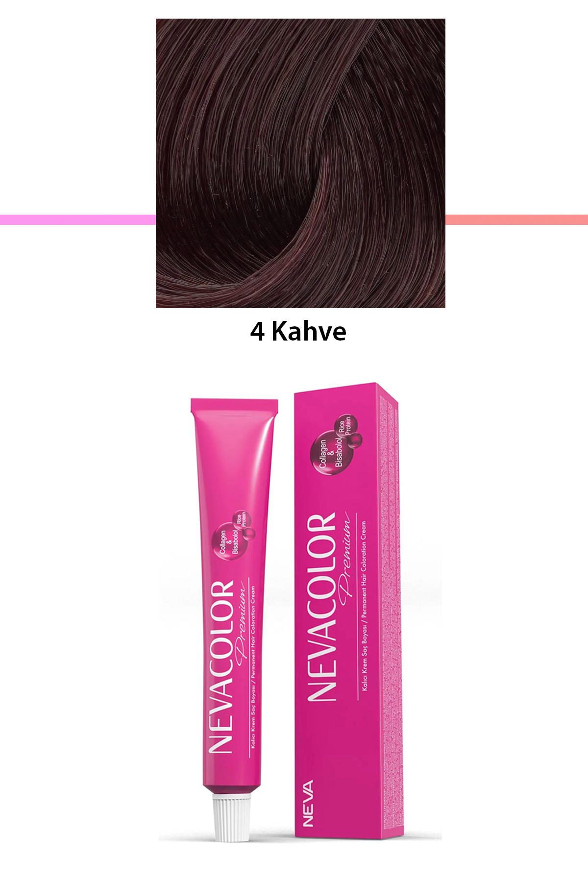 Nevacolor 4 Organik Krem Saç Boyası 50 gr