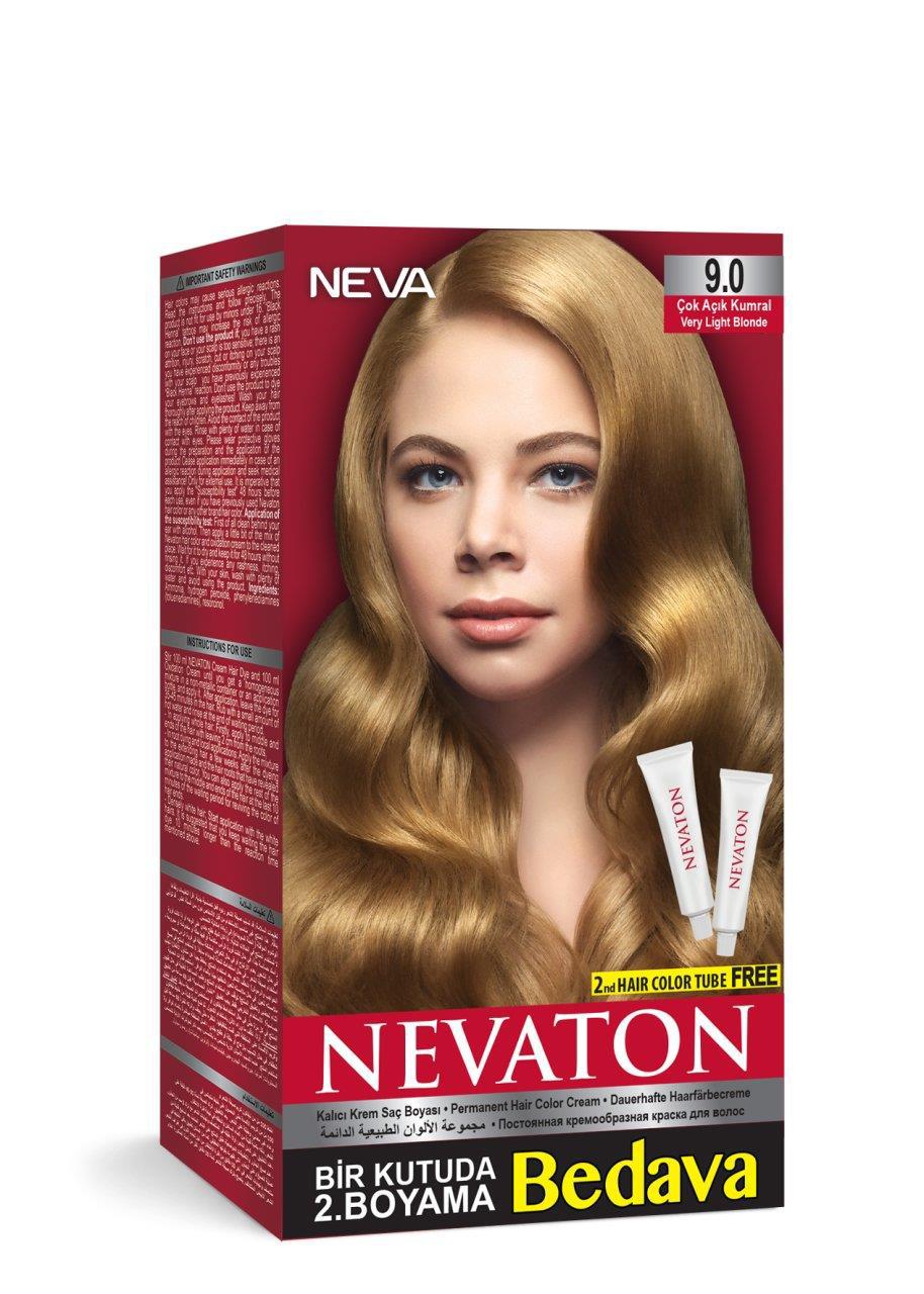 Neva 9.0 Çok Açık Kumral Krem Saç Boyası