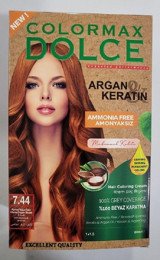 Colormax 7.44 Kumral Yoğun Bakır Amonyaksız Krem Saç Boyası 60 ml