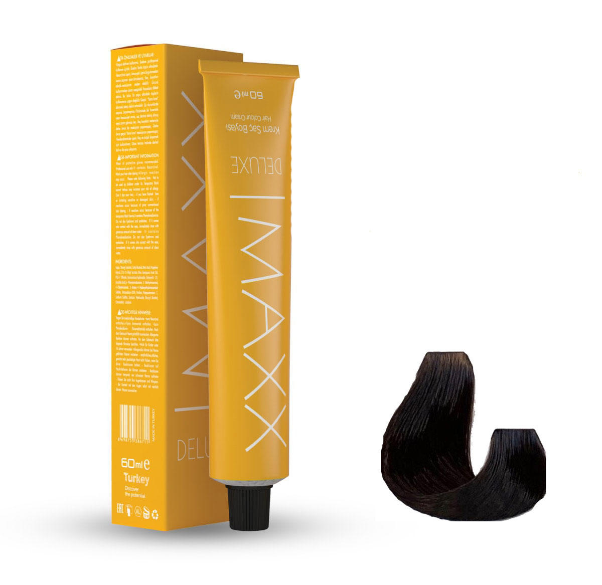 Maxx 6.11 Yoğun Küllü Koyu Kumral Krem Saç Boyası 60 ml