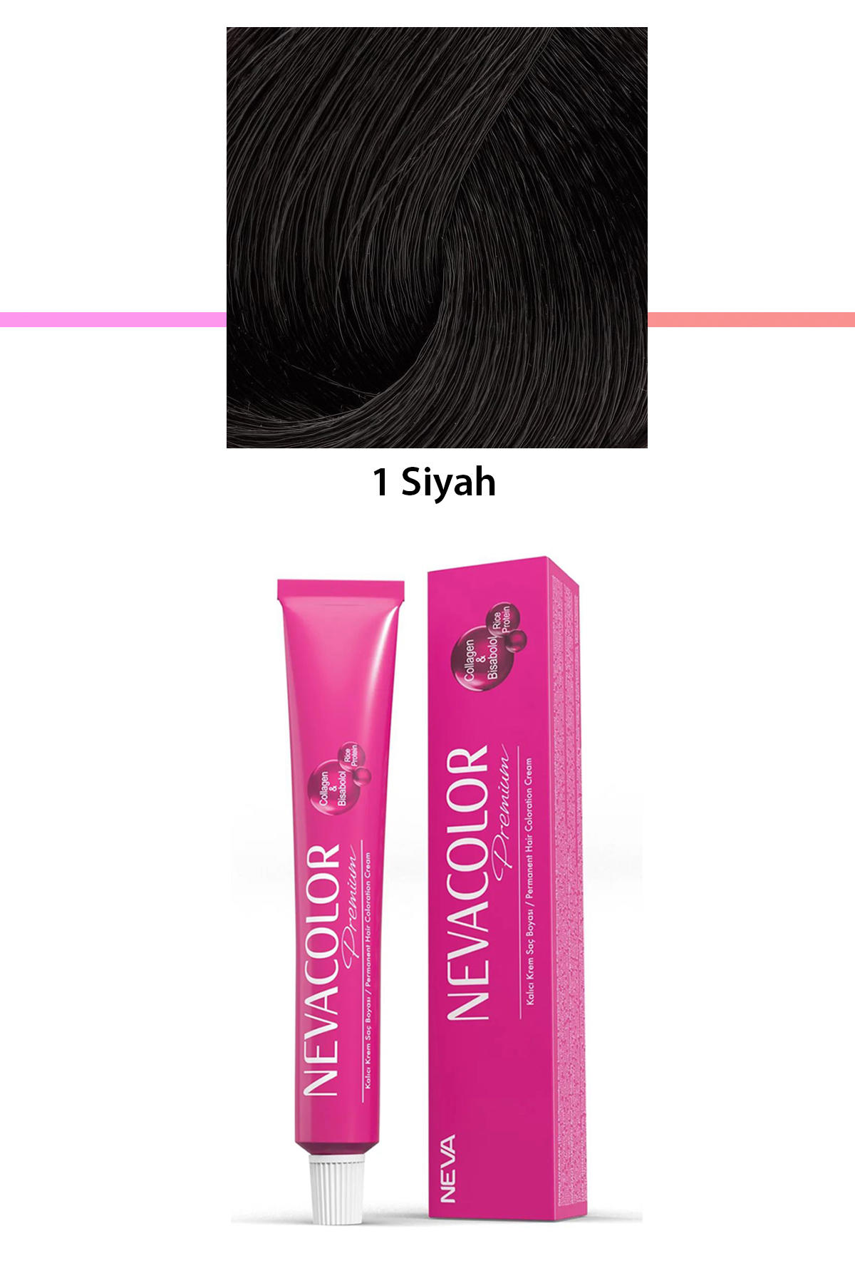 Nevacolor 1 Organik Krem Saç Boyası 50 gr