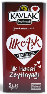 Kavlak İlk Hasat Polifenolsüz Soğuk Sıkım Teneke Birinci Zeytinyağı 5 lt