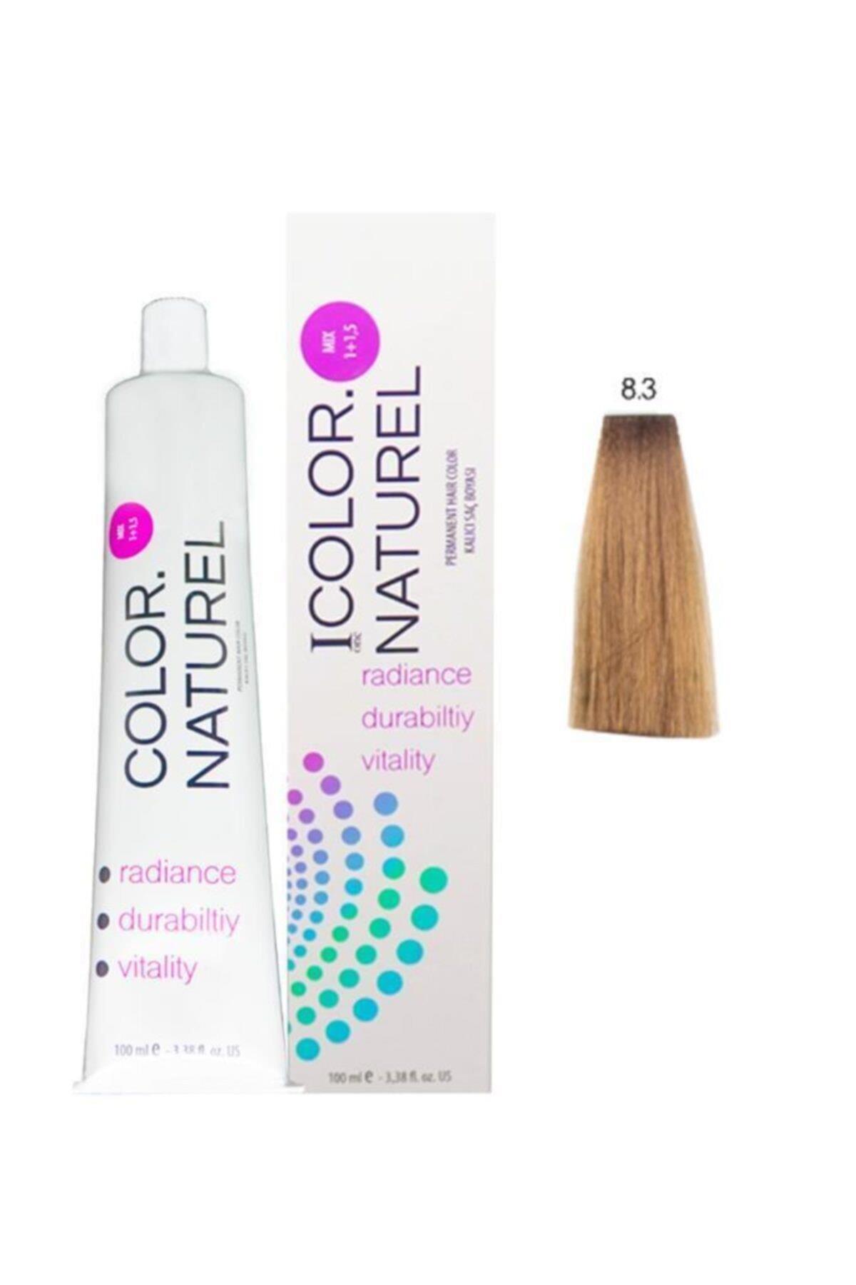 Color Naturel 8.3 Altın Açık Kumral Krem Saç Boyası 100 ml