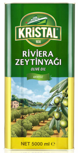 Kristal Polifenolsüz Olgun Hesap Teneke Riviera Zeytinyağı 5 lt