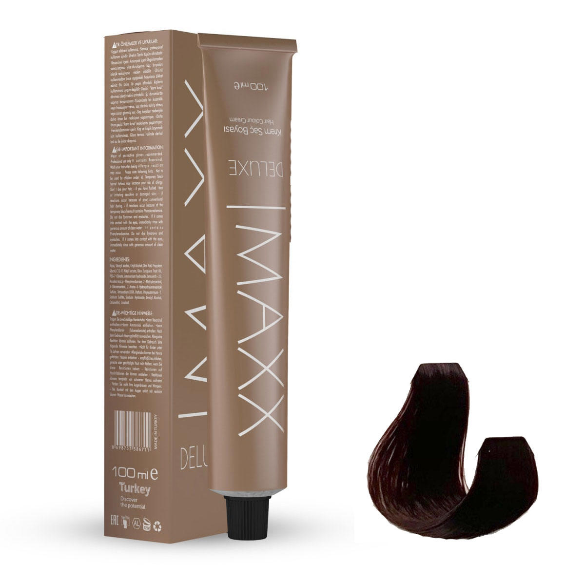 Maxx 6.68 Bronz Kahve Krem Saç Boyası 60 ml