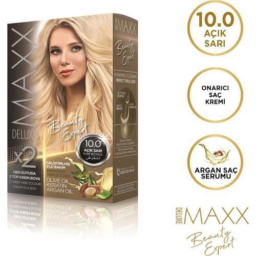 Maxx 10.0 Açık Sarı Krem Saç Boyası