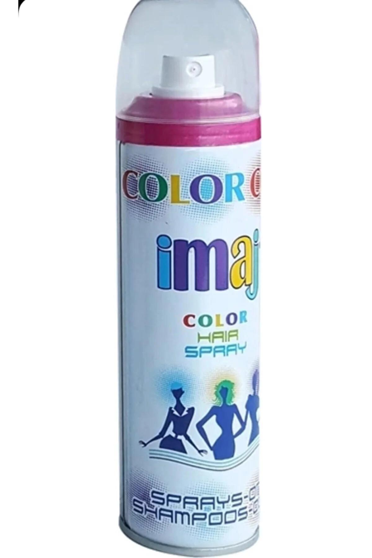 Imaj Pembe Sprey Saç Boyası 100 ml