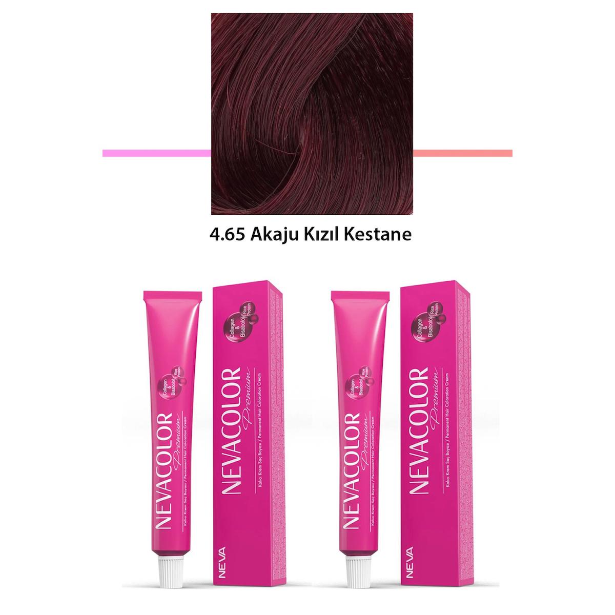 Shopping Store 4.65 Akaju Kızıl Kestane Krem Saç Boyası 50 gr
