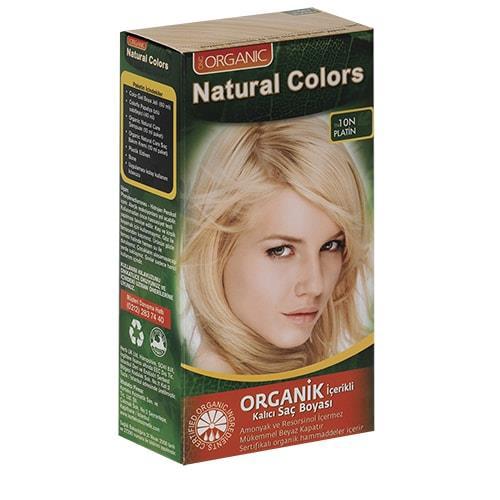 Organic Natural Colors 10N Platin Organik Krem Saç Boyası