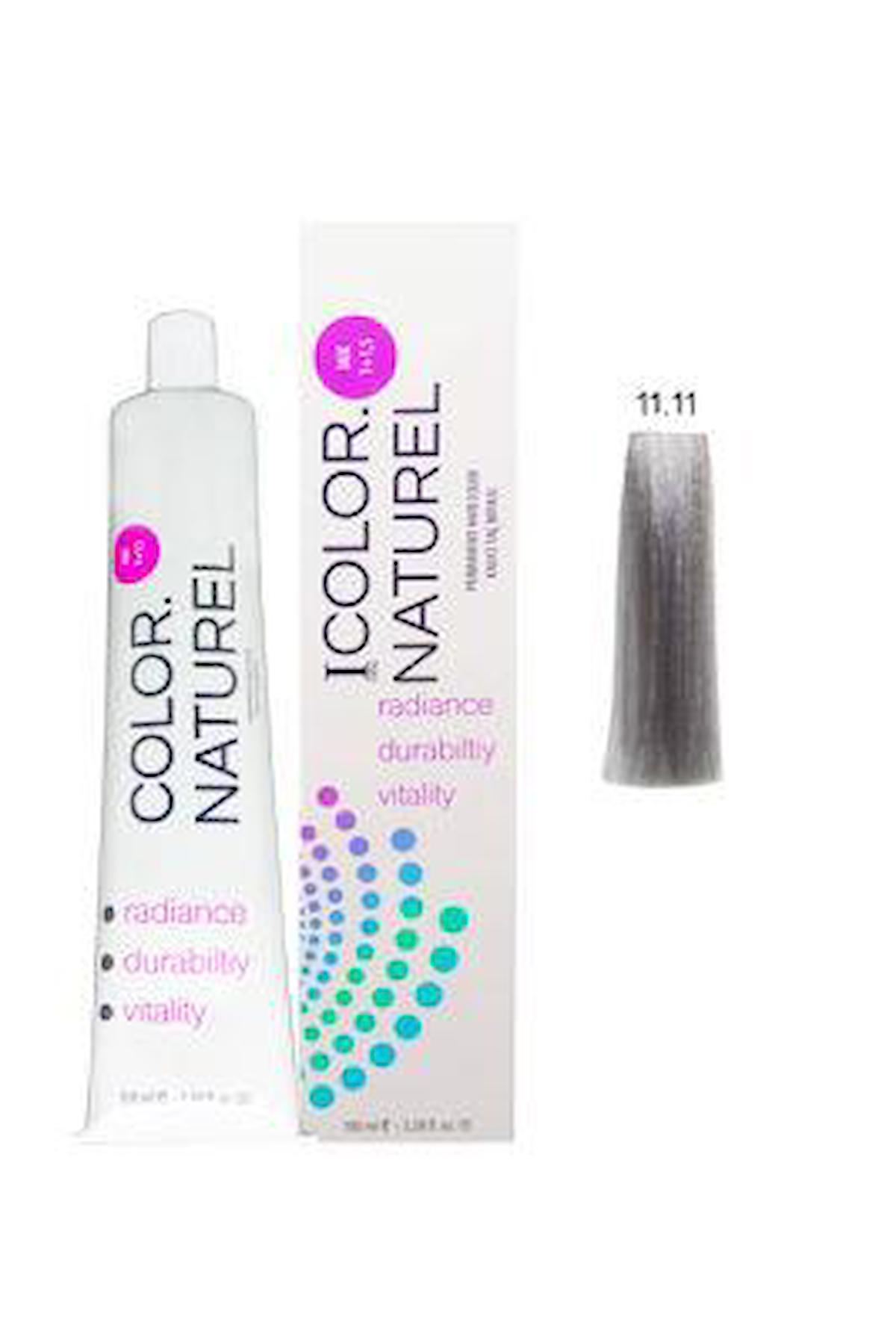 Color Naturel 11.11 Yoğun Küllü Platin Krem Saç Boyası 100 ml