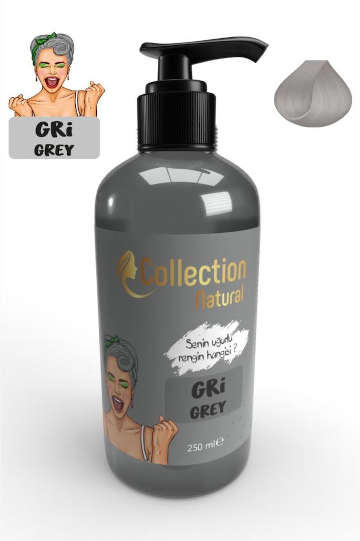 Collection Gümüş Gri Amonyaksız Krem Saç Boyası 250 ml