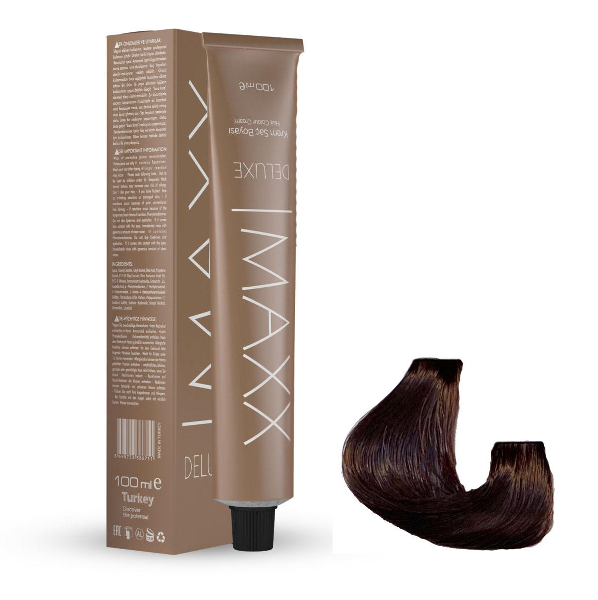 Maxx 6.77 Işıltılı Kahve Krem Saç Boyası 60 ml