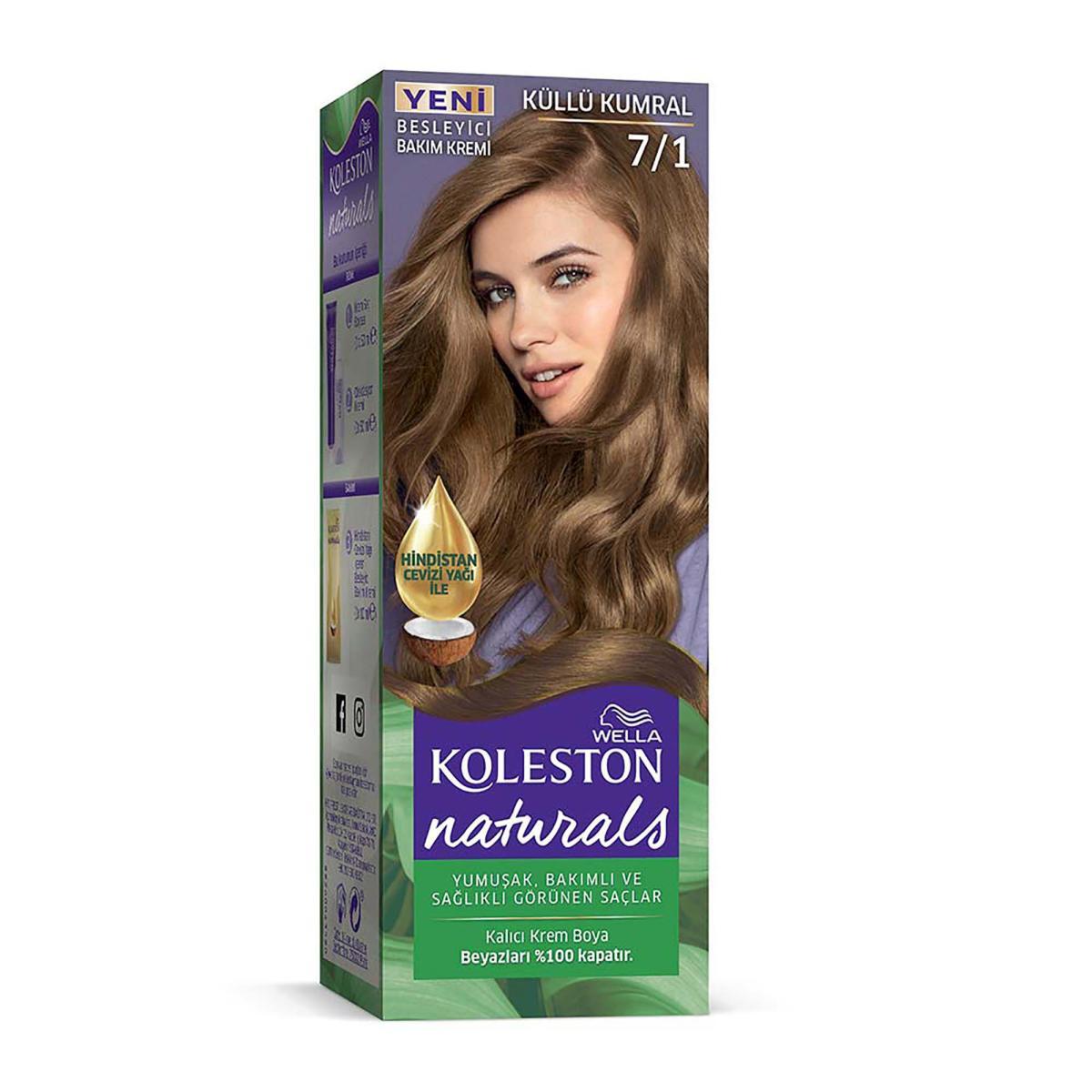 Wella Koleston 7.1 Küllü Kumral Krem Saç Boyası 50 ml