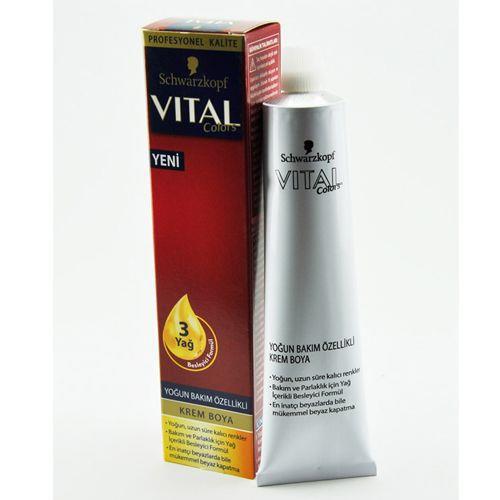 Vital 7.65 Koyu Fındık Kabuğu Krem Saç Boyası 60 ml