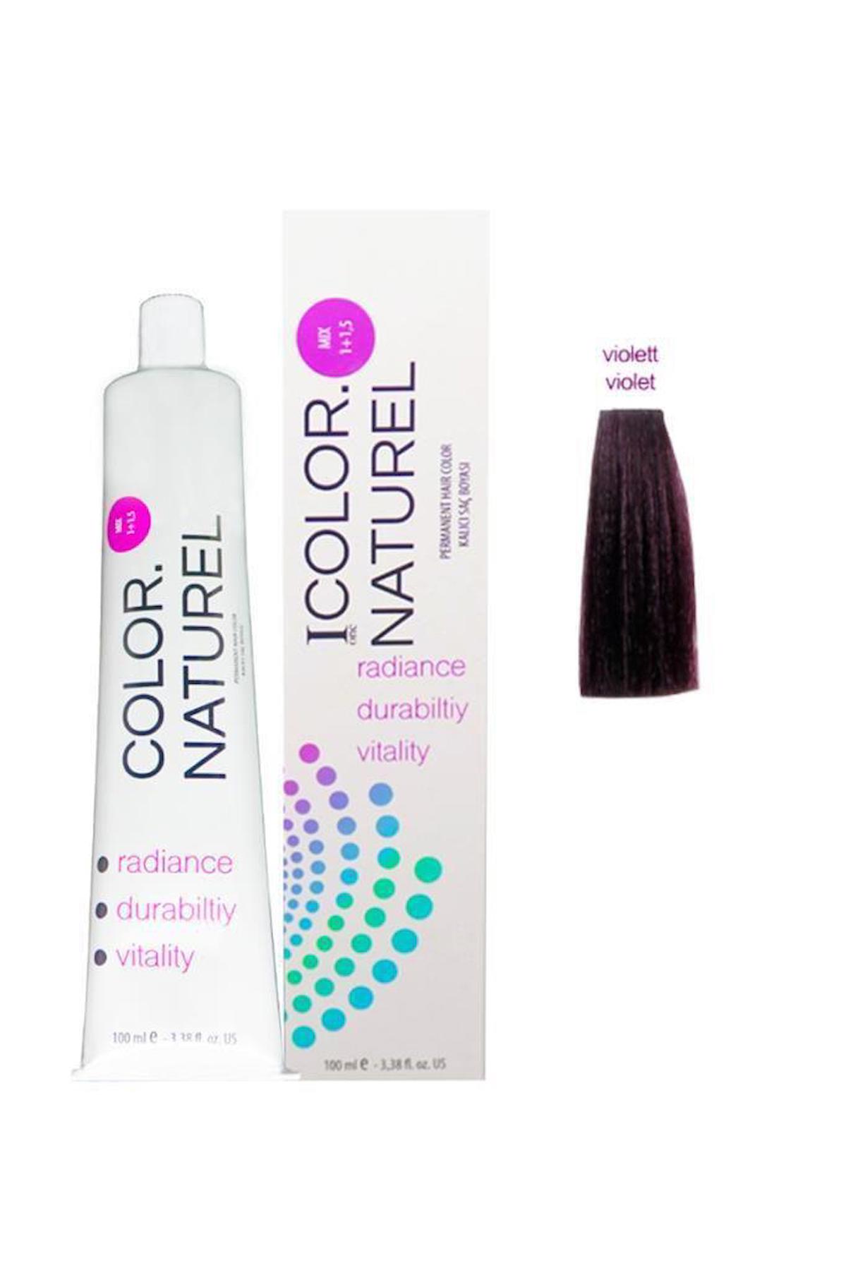 Color Naturel Violet Krem Saç Boyası 100 ml