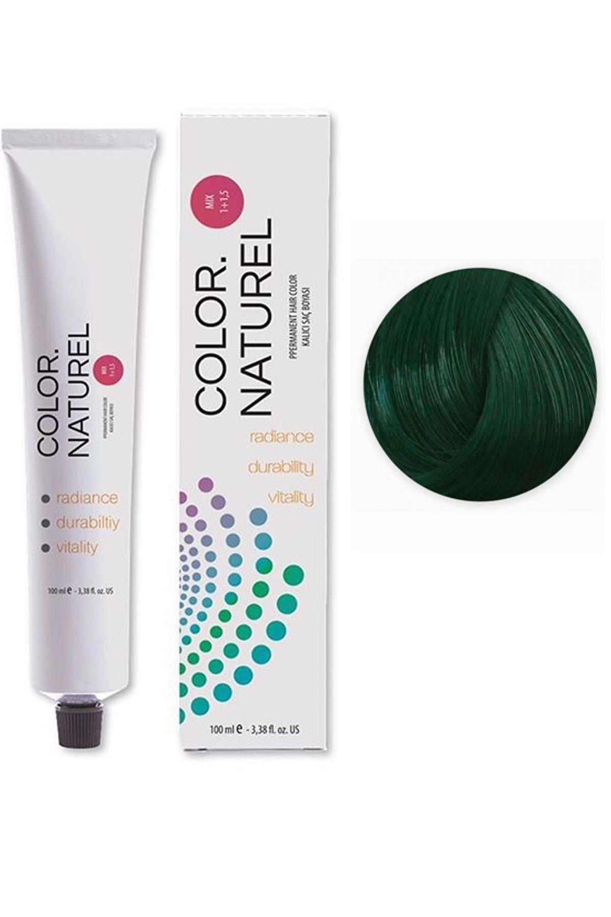 Color Naturel Yeşil Krem Saç Boyası 100 ml