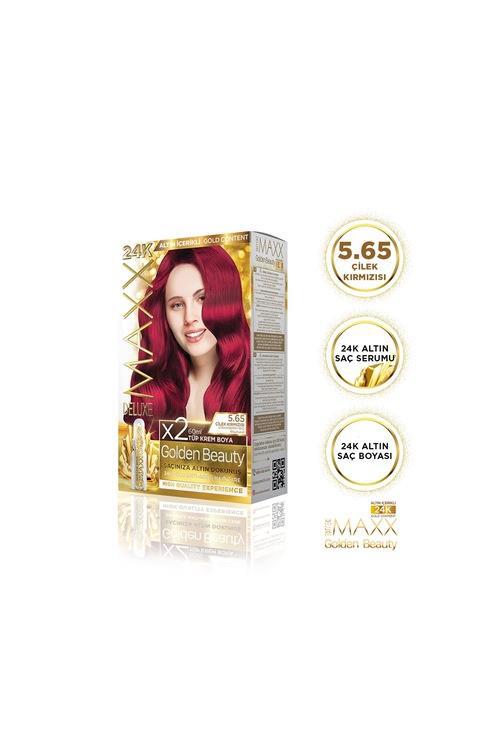 Maxx 5.65 Çilek Kırmızı Krem Saç Boyası 60 ml