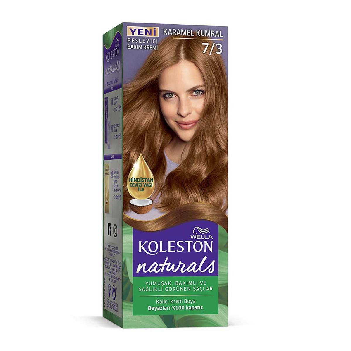 Wella Koleston 7.3 Karamel Kumral Krem Saç Boyası 50 ml