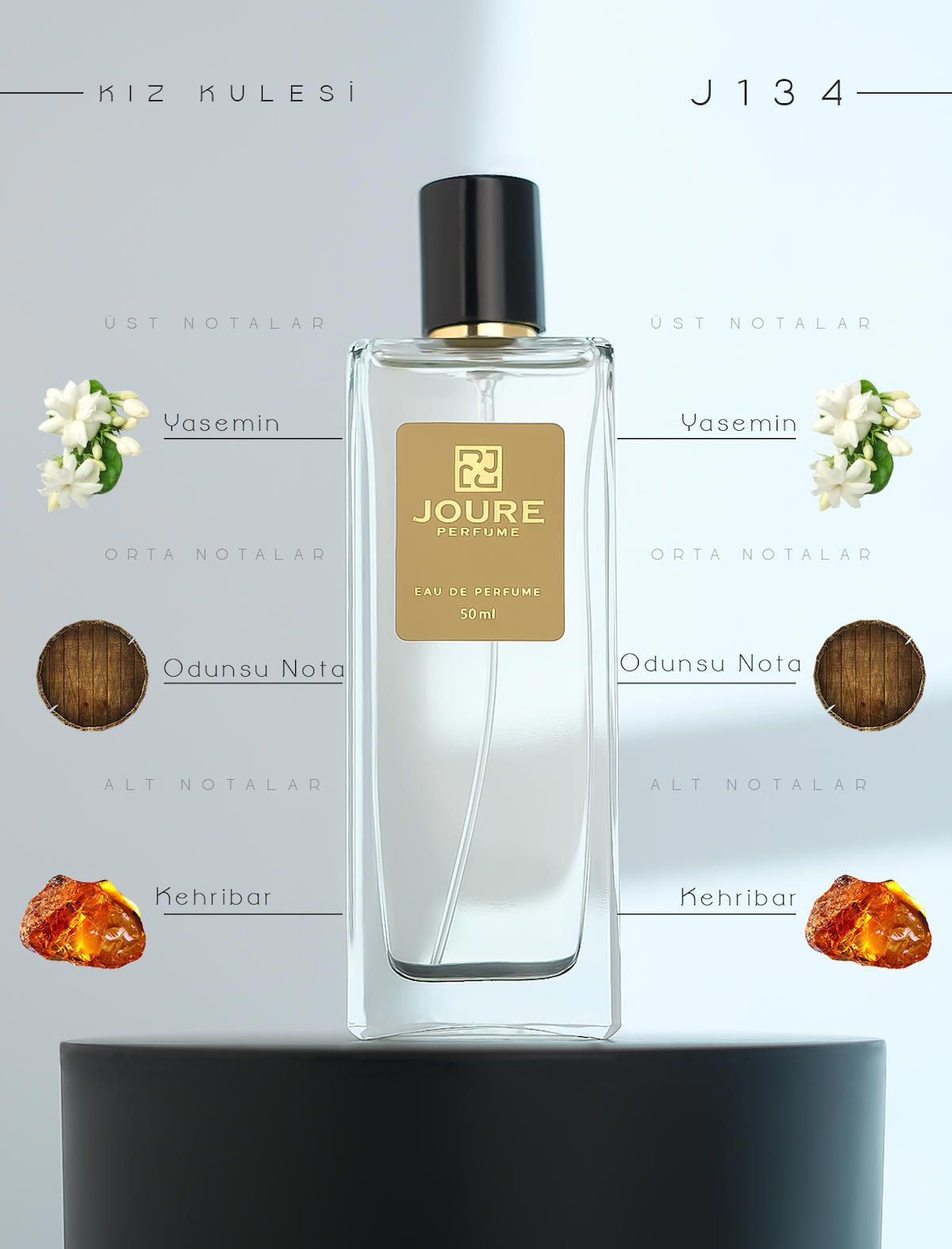 Joure Perfume Joure J134 EDP Çiçeksi Kadın Parfüm 50 ml