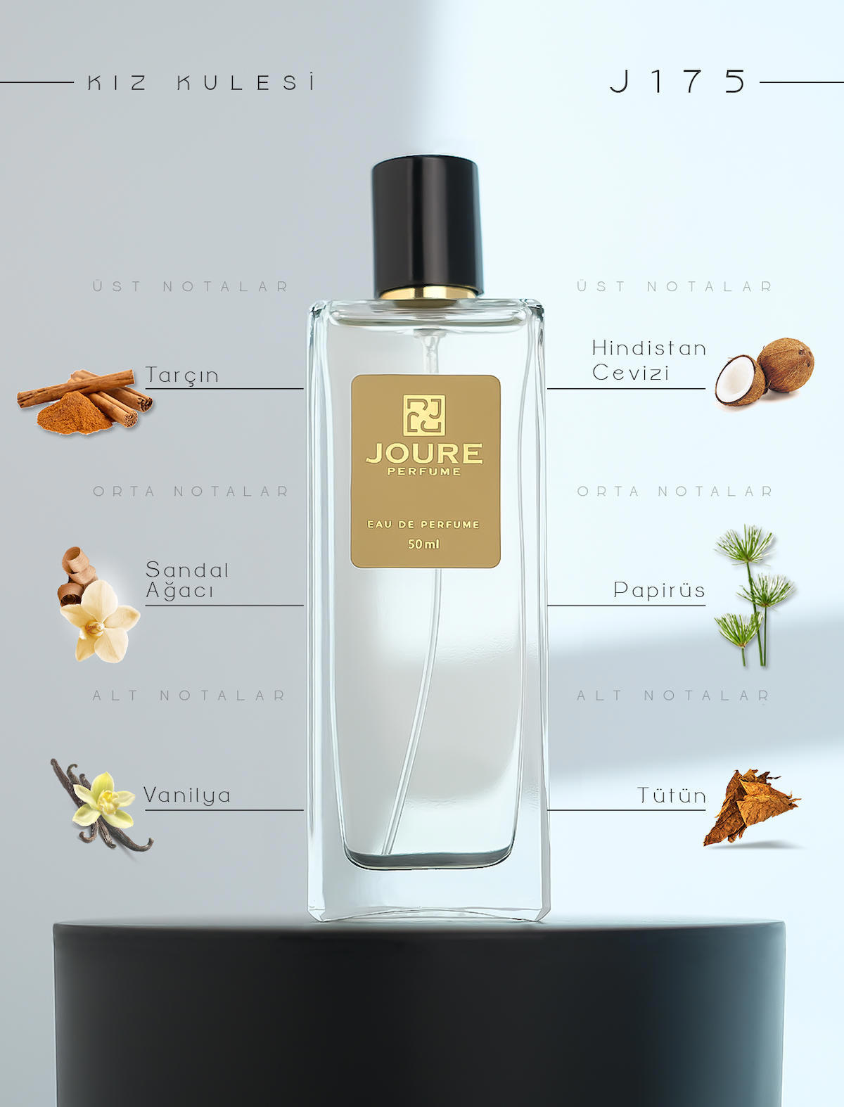 Joure Perfume Joure J175 EDP Odunsu-Vanilya Kadın Parfüm 50 ml
