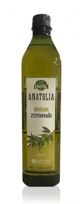 Kristal Anatolia Polifenolsüz Olgun Hesap Pet Riviera Zeytinyağı 1 lt