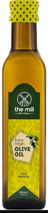 The Mill Natürel Yüksek Polifenollü Soğuk Sıkım Olgun Hesap Cam Sızma Zeytinyağı 0.25 lt