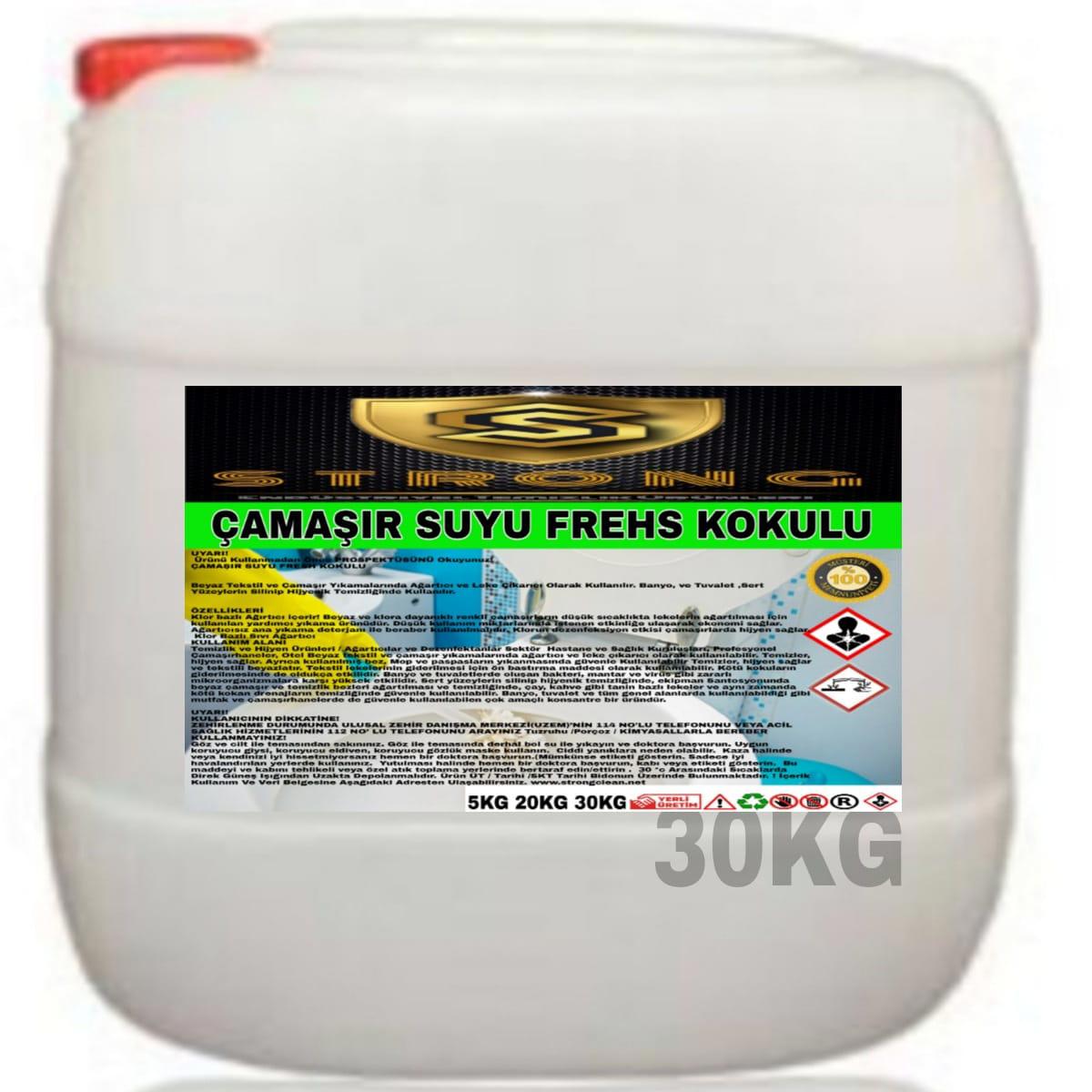 Strong Fresh Kokulu Beyazlar İçin Sıvı Çamaşır Suyu 30 kg