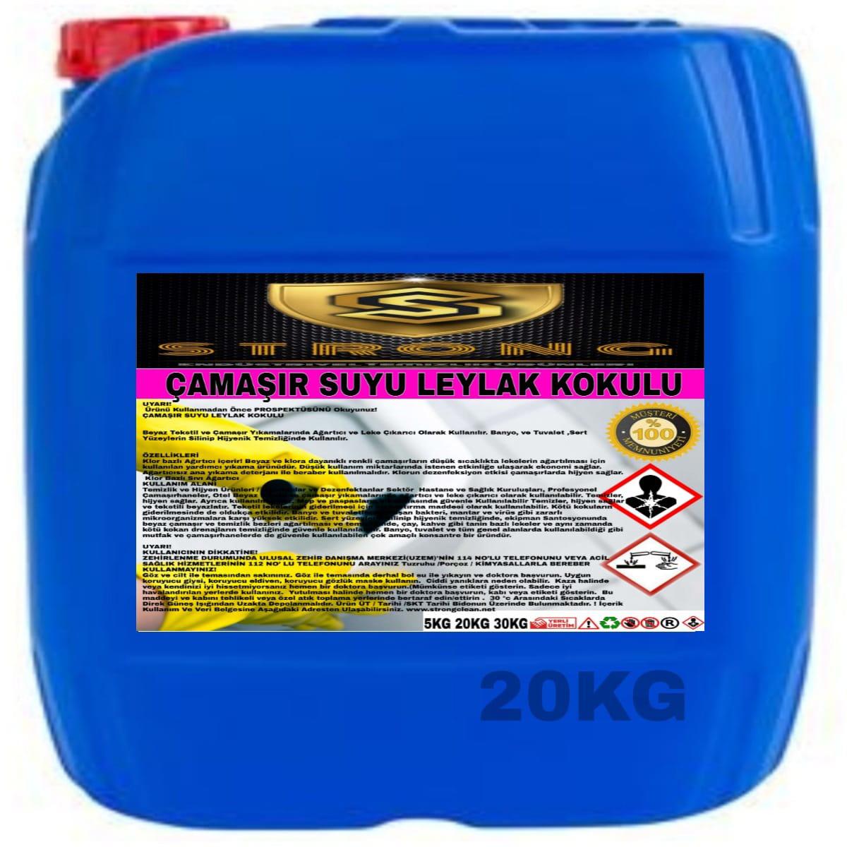 Strong Leylak Kokulu Renkliler İçin Sıvı Çamaşır Suyu 20 kg