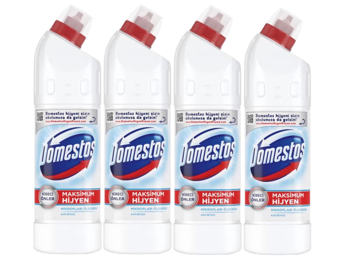 Domestos Beyazlar İçin Sıvı Çamaşır Suyu 4x750 ml