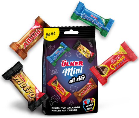 Ülker Mini All Star Karışık Çikolata 91 gr