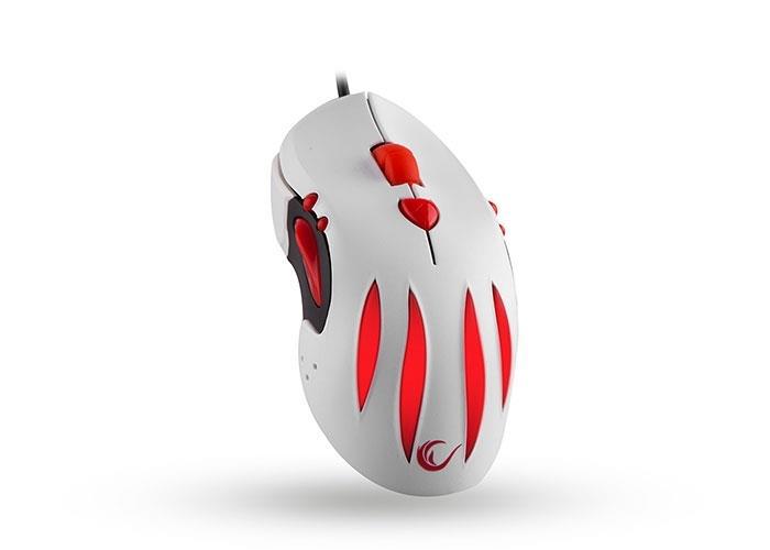 Rampage SMX-R3 Makrolu Kablolu Beyaz - Kırmızı Lazer Mouse